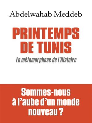 cover image of Printemps de Tunis